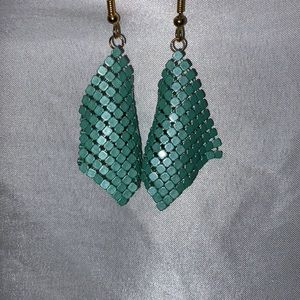 Vintage 80’s mesh earrings